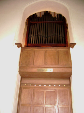 Picture of the church organ